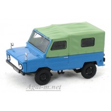 ЛуАЗ-969А "Волынь" 1975-1979 гг. голубой с зеленым